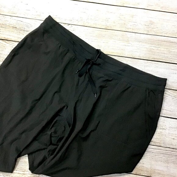 Woman's Jockey Lightweight Drawstring Black Athletic Pants Size 3X - 2 Pairs! - Picture 3 of 10